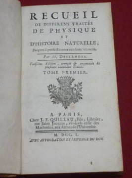 Recueil de Différens (différents)Traités de Physique et d'Histoire Naturelle, propres à perfectionner ces deux Sciences. Troisième Édition, corrigée & ...