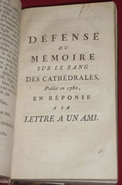 Recueil de divers écrits pour et contre les Droits des Chapitres de Cathédrale. 1. Mémoire sur le rang que tiennent les Chapitres des Cathédrales dans ...