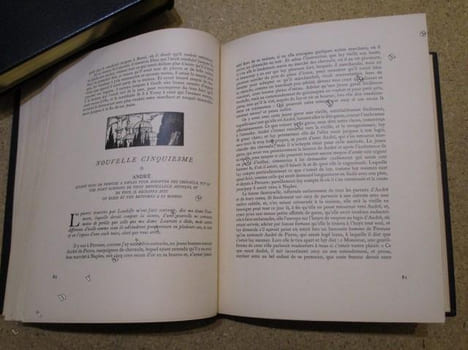 Les contes de Boccace, Decameron : les cinq premières journées (2 volumes).. BOCCACE / BRUNELLESCHI (illustrations)