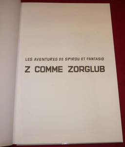 Les Aventures de Spirou et Fantasio, tome 5 de l'Intégrale : Z comme Zorglub.