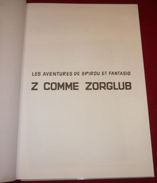 Les Aventures de Spirou et Fantasio, tome 5 de l'Intégrale : Z comme Zorglub.. GREG - FRANQUIN, André - JIDEHEM