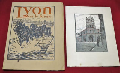 Lyon, sur le Rhône. Images de Paul Janin.