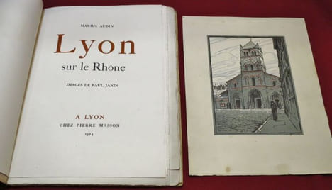 Lyon, sur le Rhône. Images de Paul Janin.. AUDIN, Marius - JANIN, Paul (Ill.)