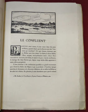Lyon, sur le Rhône. Images de Paul Janin.. AUDIN, Marius - JANIN, Paul (Ill.)