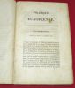 Religion Saint-Simonienne. Politique Européenne. Articles Extraits du GLOBE.. 