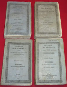 La Vie et les Mémoires du Général DUMOURIEZ, avec des Notes et des Eclaircissements historiques, par MM. BERVILLE et BARRIERE (4 volumes).