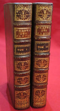 Traité des Fièvres malignes, des Fièvres pestilentielles et autres. Avec des Consultations sur plusieurs sortes de Maladies (2 volumes).. CHIRAC, ...