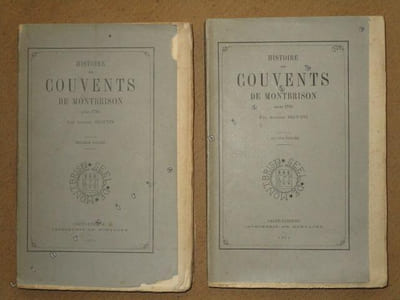 Histoire des couvents de Montbrison (2 volumes).