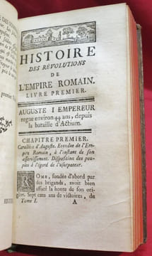Histoire des Révolutions de l'Empire Romain pour servir de suite à celle des Révolutions de la République (2 volumes).. LINGUET Simon-Nicolas-Henri