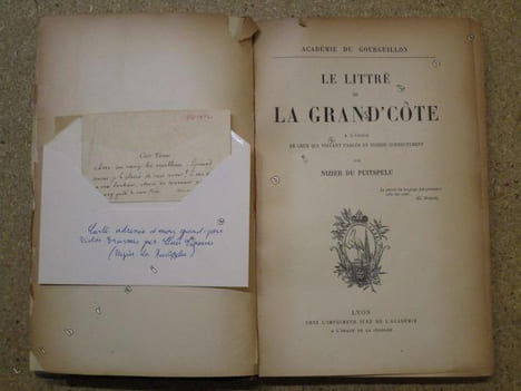 Le littré de la Grand'Côte à l'usage de ceux qui veulent parler et écrire correctement.. DU PUITSPELU Nizier