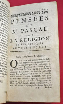 Pensées de Monsieur Pascal sur la Religion & sur quelques autres Sujets. Nouvelle édition, Augmentée de plusieurs Pensées, de sa Vie & de quelques ...