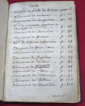 Ordonnances, Reglemens et Statuts des Arts et Metiers de la Cité Royale de BESANCON.. undefined