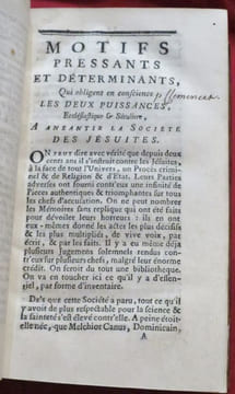 Projet de la Bulle de Paul V. Contre la Doctrine de Molina et des Jésuites. Sur la Grace & le Libre Arbitre : Dressée sur son ordre, à la fin des ...
