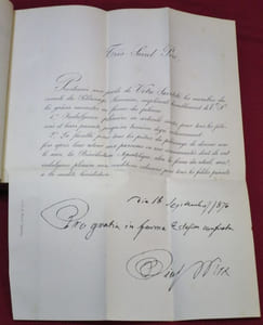 Récit du Pèlerinage Savoisien de 1876 à Rome & à Lorette pouvant servir de guide catholique en Italie.