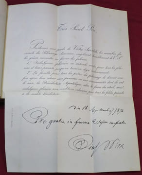 Récit du Pèlerinage Savoisien de 1876 à Rome & à Lorette pouvant servir de guide catholique en Italie.. undefined