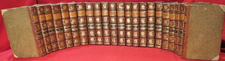 Oeuvres de Messire Jacques-Benigne BOSSUET, Evêque de Meaux, Conseiller du Roi en ses Conseils & Ordinaire en son Conseil d'Etat, Précepteur de Monseigneur le Dauphin (22 volumes).