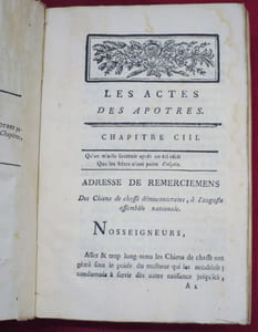 Les Actes des Apôtres (dixième, onzième et douzième livraison)