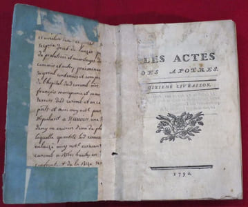 Les Actes des Apôtres (dixième, onzième et douzième livraison)