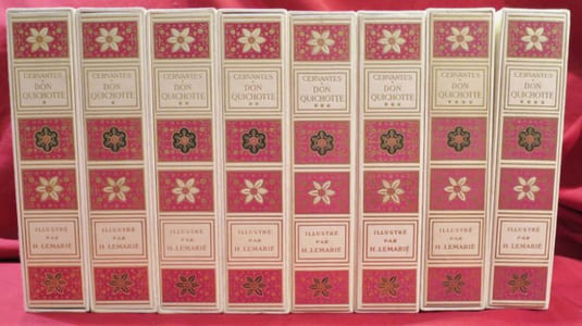 L'Ingénieux Hidalgo Don Quichotte de la Manche. Illustations de Henry Lemarié (8 volumes).
