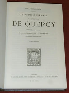 Histoire Générale de la Province de Quercy (4 volumes).