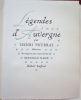 Légendes d'Auvergne par Henri Pourrat illustrées de vingt et une eaux-fortes de Berthold Mahn.. POURRAT, Henri - MAHN, Berthold.