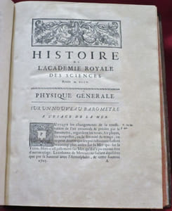 Histoire de l'Académie Royale des Sciences Année MDCCV. Avec les Mémoires de Mathématiques & de Physique pour la même Année. Tirés des Registres de cette Académie. Année 1705