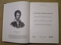 La pensée d'Edgar Quinet : étude sur la formation de ses idées avec essais de jeunesse et documents inédits.