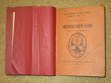 Absconditorum clavis.. POSTEL Guillaume