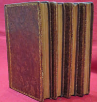 Odes d'ANACREON, Traduites en François (français), Avec le texte grec, la version latine, des notes critiques, et un discours sur la musique grecque ; par J.B. GAIL, Professeur de Littérature Grecque au Collège de France. Nouvelle Edition, ornée d'estampes, et d'odes grecques mises en musique par Méhul et Chérubin (4 volumes).