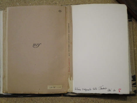 Testament, poèmes et textes en prose.. GILBERT-LECOMTE Roger