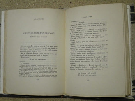 Testament, poèmes et textes en prose.. GILBERT-LECOMTE Roger