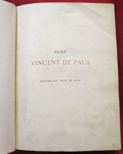 Saint Vincent de Paul et sa Mission Sociale par Arthur LOTH. Introduction par Louis Veuillot. Appendices par Ad. Baudoin - P.B. et L.B. - E. Cartier - Auguste Roussel.