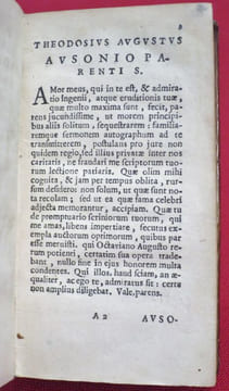 D. Magni AUSONII Burdigalensis Opera.. DECIMUS MAGNUS AUSONIUS - AUSONE