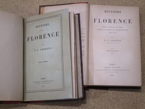 Histoire de Florence (9 volumes).. PERRENS François Tommy 