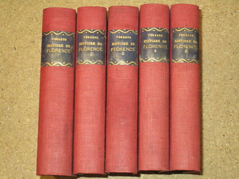 Histoire de Florence (9 volumes).. PERRENS François Tommy 