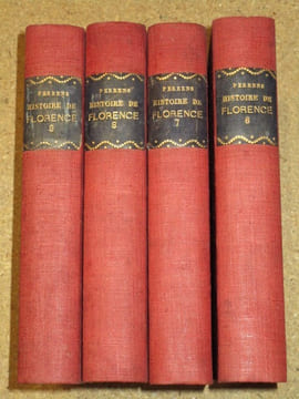 Histoire de Florence (9 volumes).. PERRENS François Tommy 