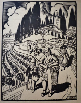 Les Santons de Soleil dans les Crèches d'Hiver. Bois de Jean Chièze.. VARILLE Mathieu - Chièze, Jean.