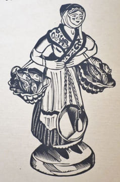 Les Santons de Soleil dans les Crèches d'Hiver. Bois de Jean Chièze.. VARILLE Mathieu - Chièze, Jean.