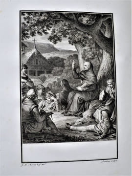 Lettres d'Héloïse et d'Abailard (Abélard); Edition ornée de huit Figures gravées par les meilleurs Artistes de Paris, d'après les dessins et sous la ...