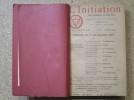L'INITIATION, revue philosophie indépendante des Hautes Etudes. N°12 (septembre 1897), N°1 (octobre 1897), N°2 (novembre 1897) et N°3 (décembre ...