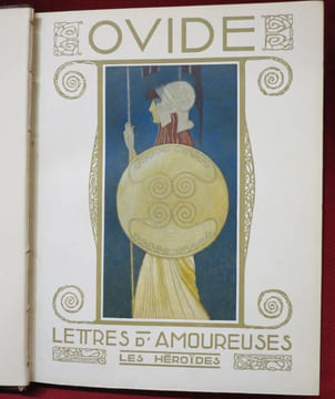 Lettres d'Amoureuses. Les Héroïdes. Traduction de G. Miroux. Illustrations de Manuel Orazi gravées sur bois par Perrichon.. OVIDE, (Publius Ovidius ...