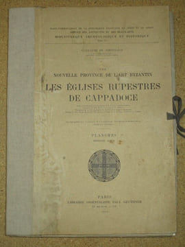 Une nouvelle province de l'art byzantin : les églises rupestres de Cappadoce. Planches, troisième album.. DE JERPHANION Guillaume
