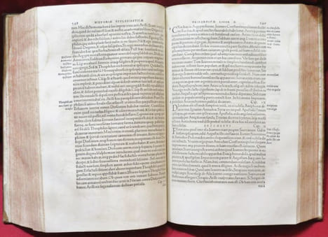 AUTORES HISTORIAE ECCLESIASTICAE. Eusebij Paphili Caesariensis episcopi libri IX. Ruffino interprete. Ruffini presbyteri Aquileienses, libri II. Item ...