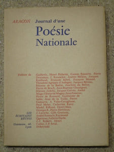 Journal d'une poésie nationale.