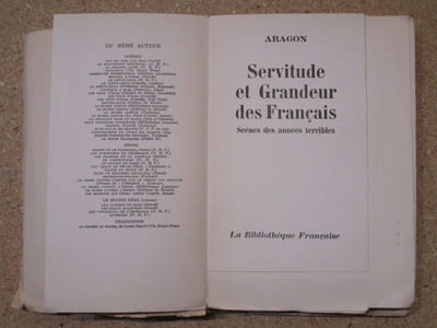 Servitude et grandeur des Français : scènes des années terribles.