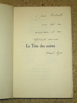 La tête des autres.. AYME Marcel