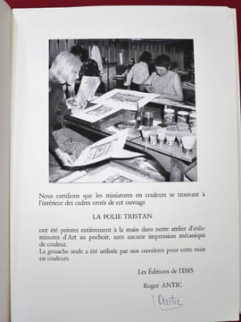 La Folie Tristan. Poème Légendaire du XIIe Siècle. Illustrations de André Hubert.. Anonyme (Illustrations de André HUBERT).