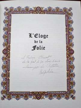L'Eloge de la Folie d'Erasme. Traduction française Emmanuel des Essarts.. ERASME, Erasme de Rotterdam (Desiderius Erasmus Roterodamus) - REDER, ...