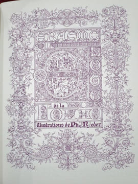 L'Eloge de la Folie d'Erasme. Traduction française Emmanuel des Essarts.. ERASME, Erasme de Rotterdam (Desiderius Erasmus Roterodamus) - REDER, ...