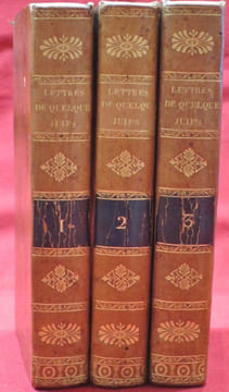 LETTRES de QUELQUES JUIFS, Portugais, Allemands et Polonais, à M. DE VOLTAIRE, avec un petit commentaire, extrait d'un plus grand, à l'usage de ceux ...